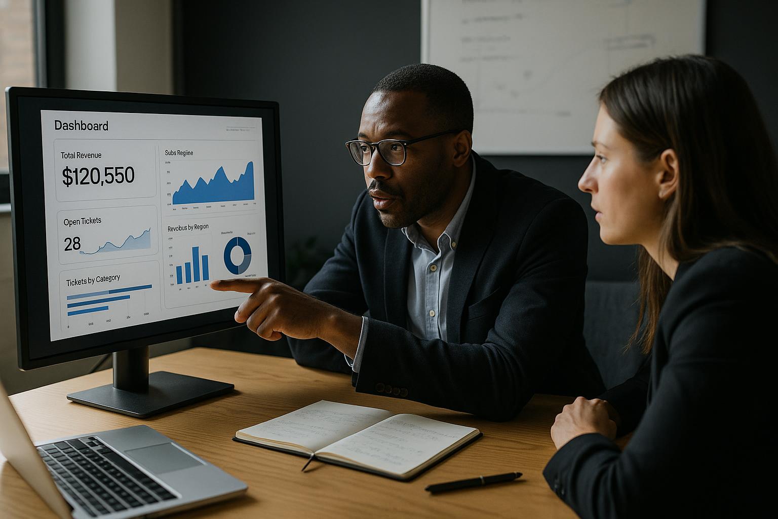 Editorial-quality insights visual with structured composition and strategic knowledge-system tone.